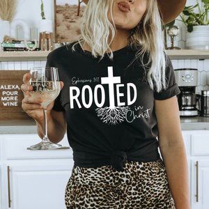 Rooted in Christ Graphic Tee